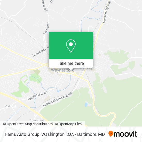 Fams Auto Group map