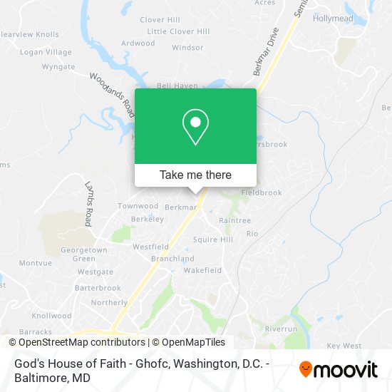 Mapa de God's House of Faith - Ghofc
