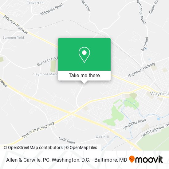 Allen & Carwile, PC map