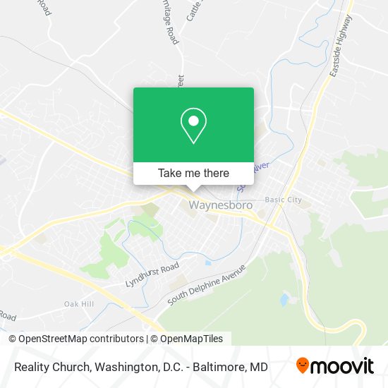 Reality Church map