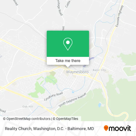 Reality Church map