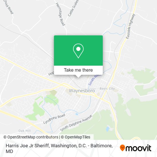 Mapa de Harris Joe Jr Sheriff
