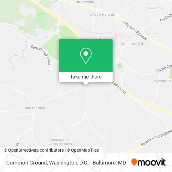 Common Ground map