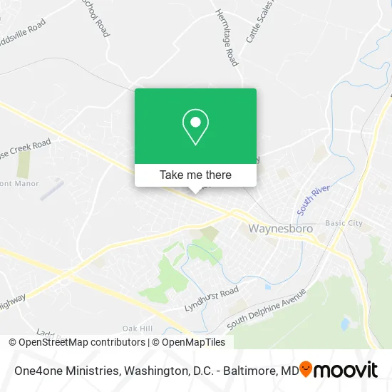 One4one Ministries map