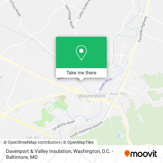 Mapa de Davenport & Valley Insulation