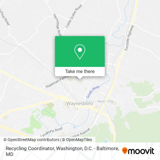 Mapa de Recycling Coordinator
