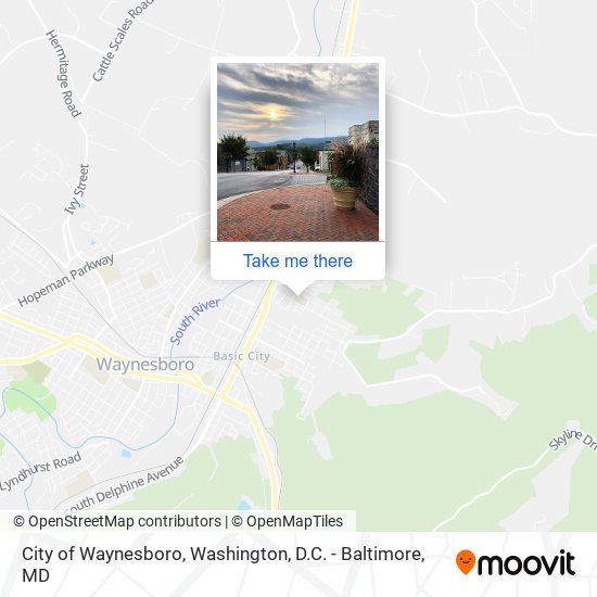 City of Waynesboro map
