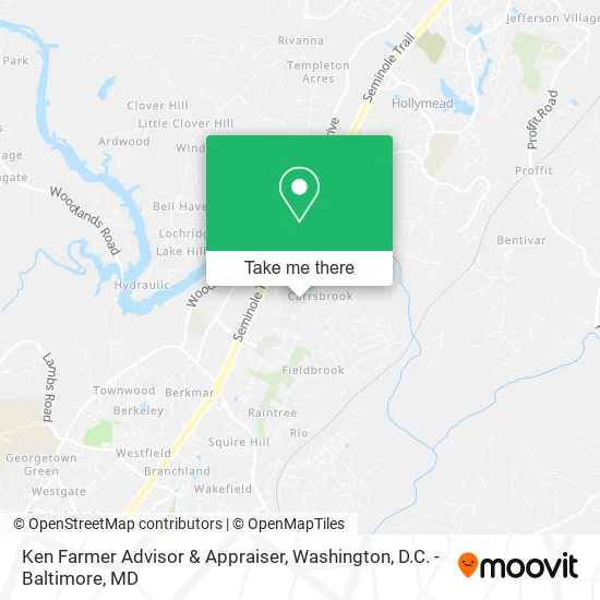 Mapa de Ken Farmer Advisor & Appraiser
