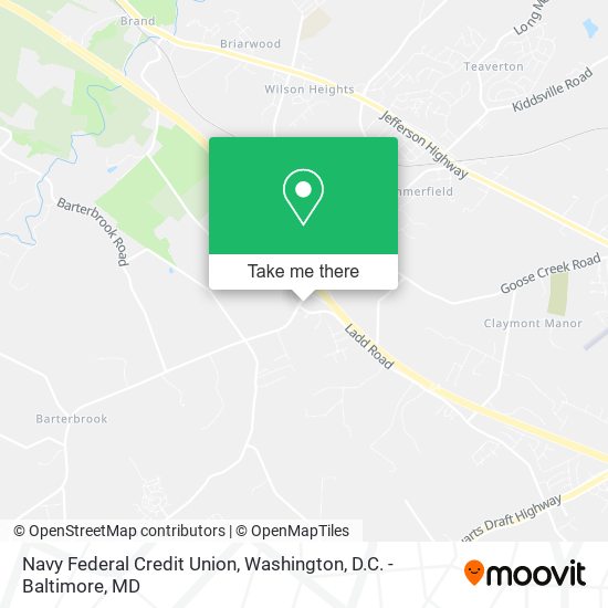 Mapa de Navy Federal Credit Union