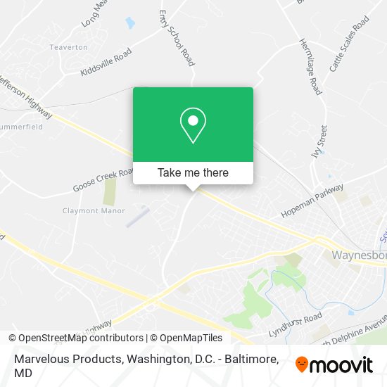 Mapa de Marvelous Products