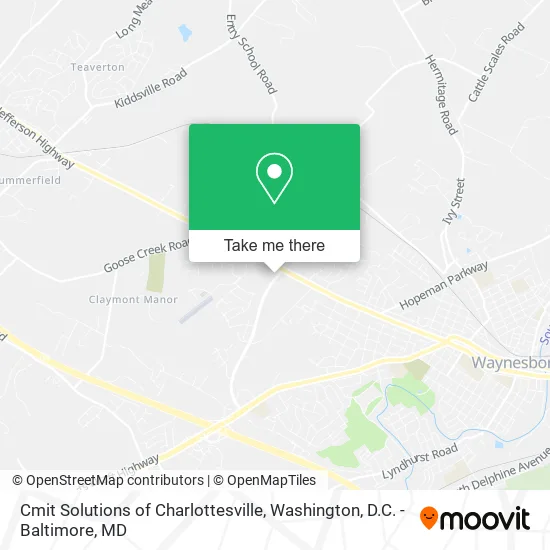 Cmit Solutions of Charlottesville map