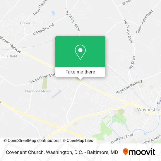 Covenant Church map