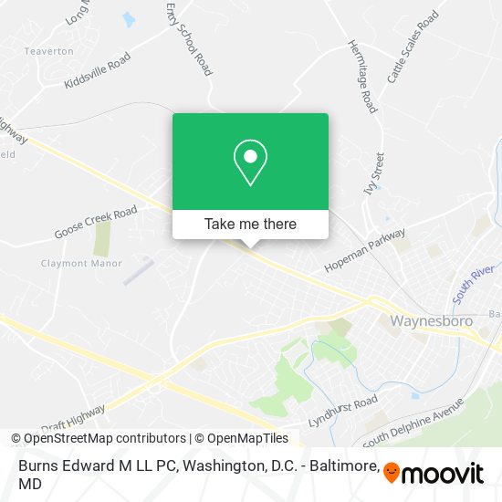 Burns Edward M LL PC map