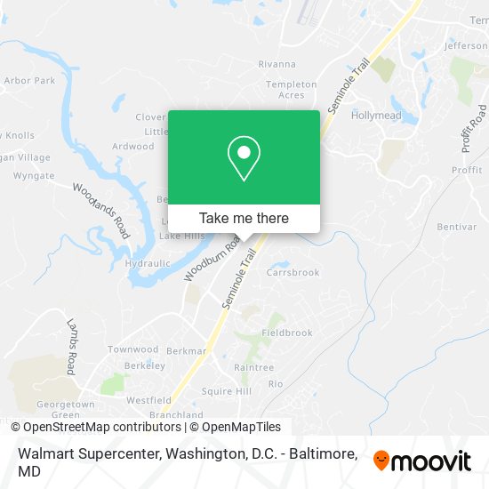 Walmart Supercenter map