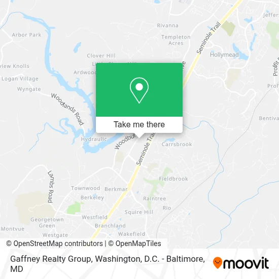 Gaffney Realty Group map