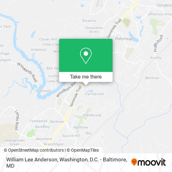 William Lee Anderson map