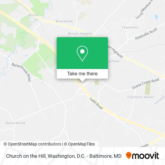 Mapa de Church on the Hill