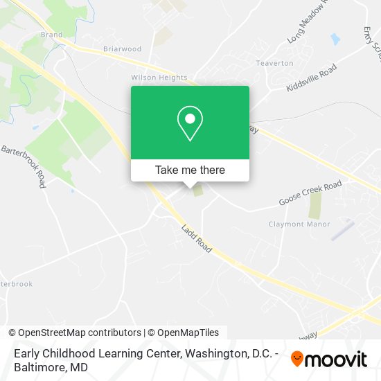 Early Childhood Learning Center map