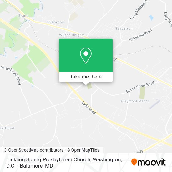 Mapa de Tinkling Spring Presbyterian Church