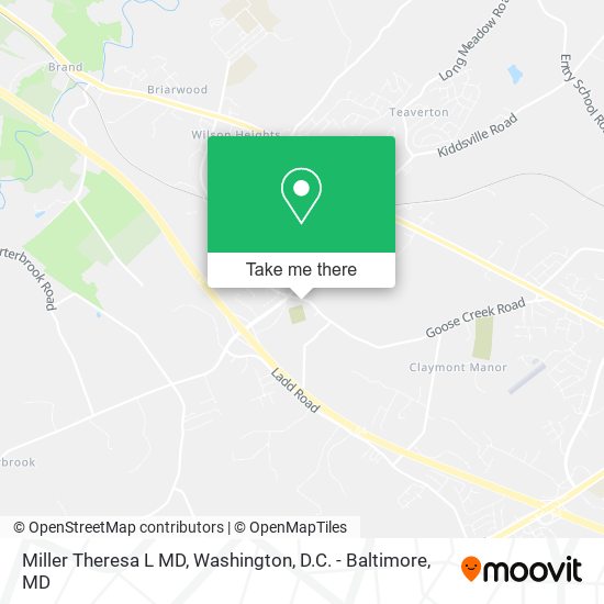 Miller Theresa L MD map