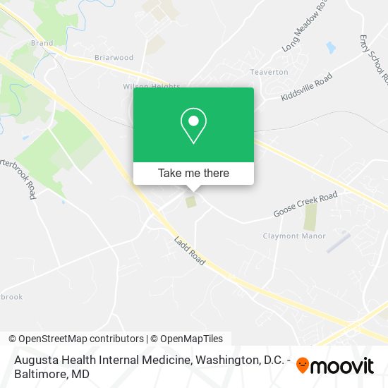 Mapa de Augusta Health Internal Medicine