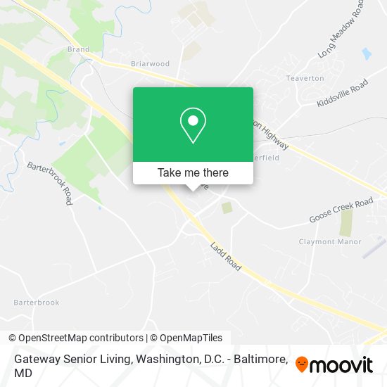 Mapa de Gateway Senior Living
