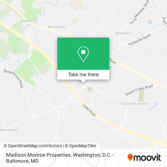 Mapa de Madison Monroe Properties