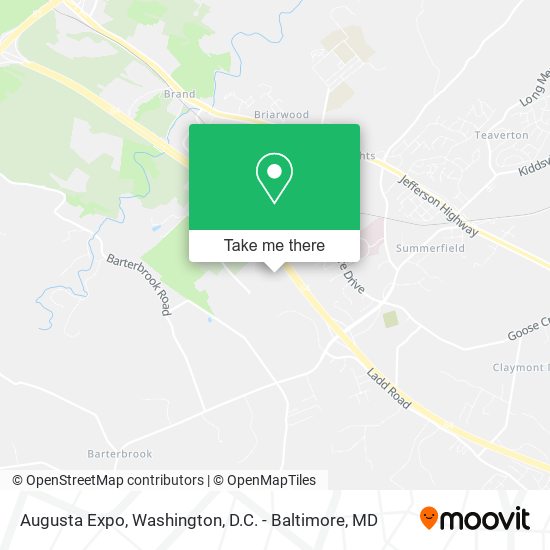 Augusta Expo map