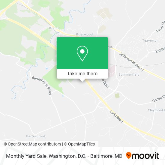 Monthly Yard Sale map