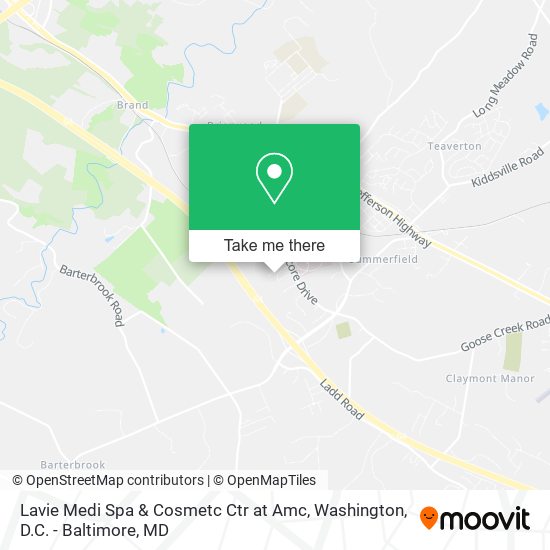 Mapa de Lavie Medi Spa & Cosmetc Ctr at Amc