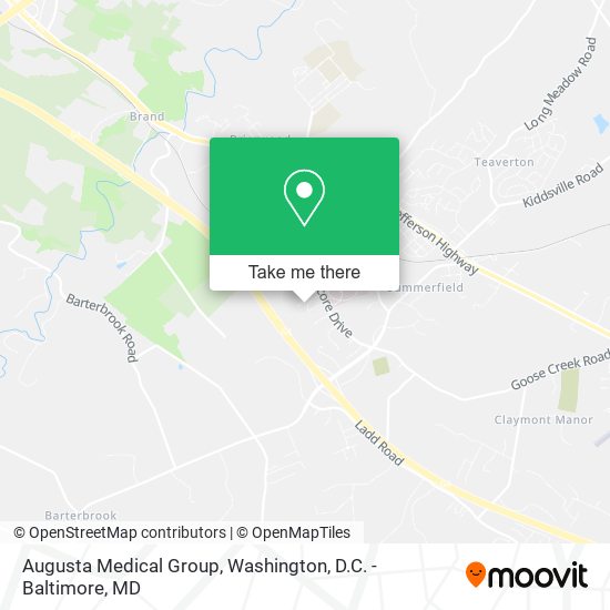 Augusta Medical Group map