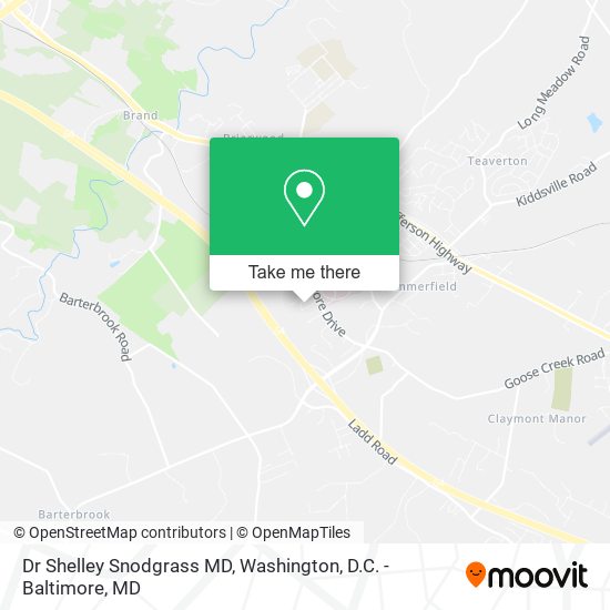 Dr Shelley Snodgrass MD map