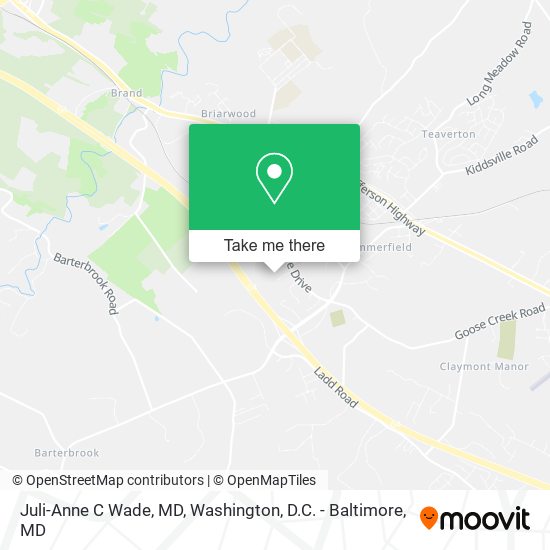 Juli-Anne C Wade, MD map