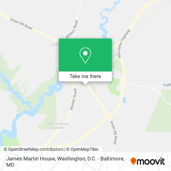 James Martin House map