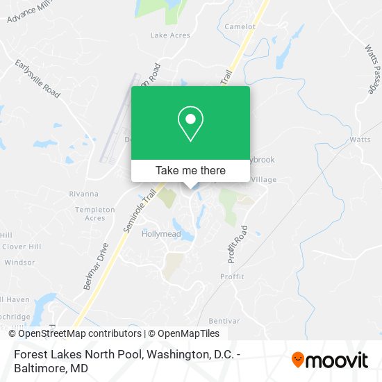 Forest Lakes North Pool map