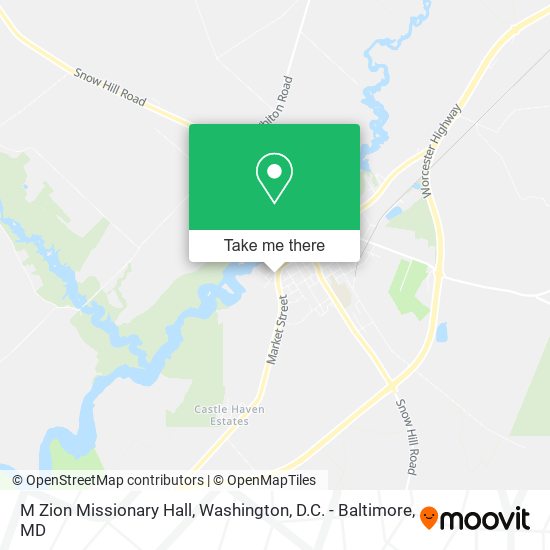 M Zion Missionary Hall map