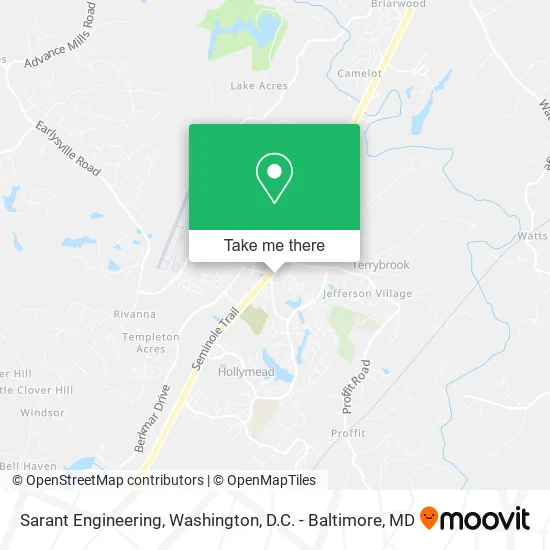 Sarant Engineering map