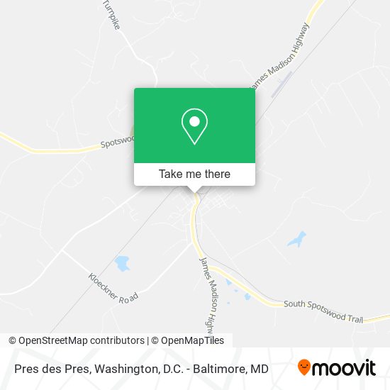 Pres des Pres map