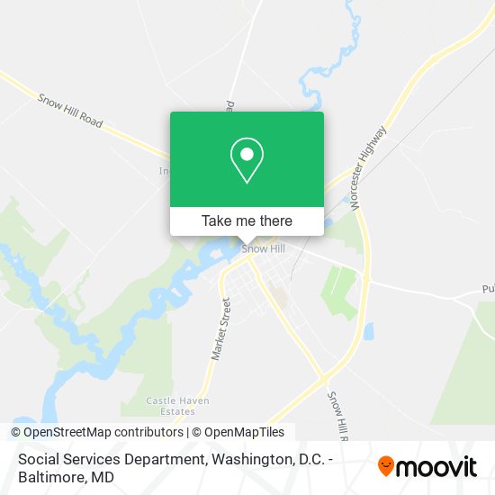 Social Services Department map