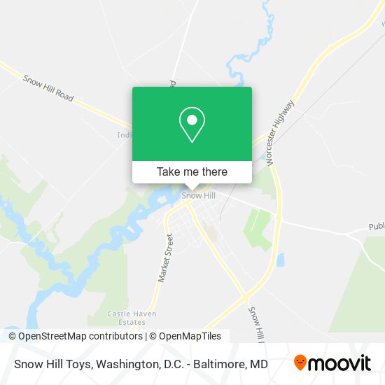 Mapa de Snow Hill Toys