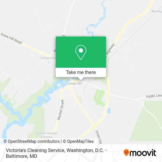 Victoria's Cleaning Service map