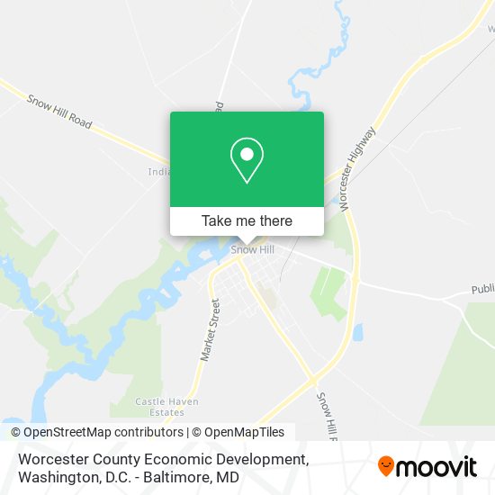 Mapa de Worcester County Economic Development