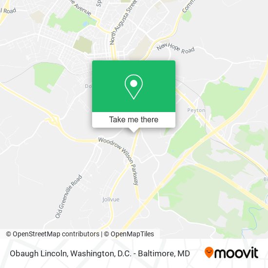 Obaugh Lincoln map