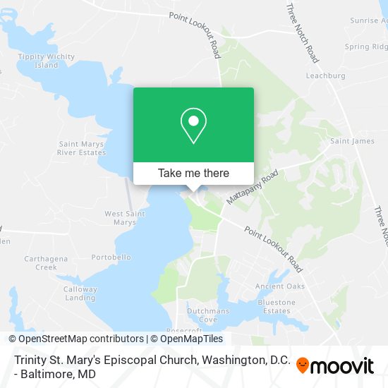 Trinity St. Mary's Episcopal Church map