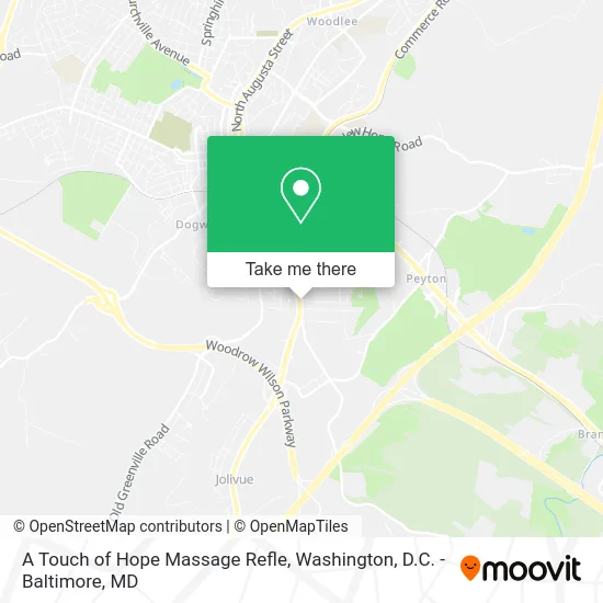 A Touch of Hope Massage Refle map