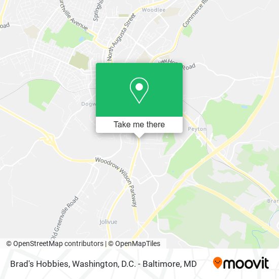 Brad's Hobbies map