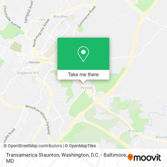 Mapa de Transamerica Staunton