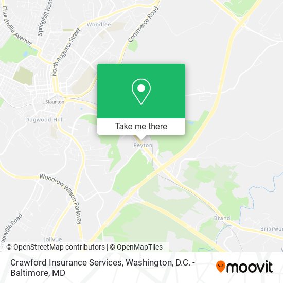 Mapa de Crawford Insurance Services