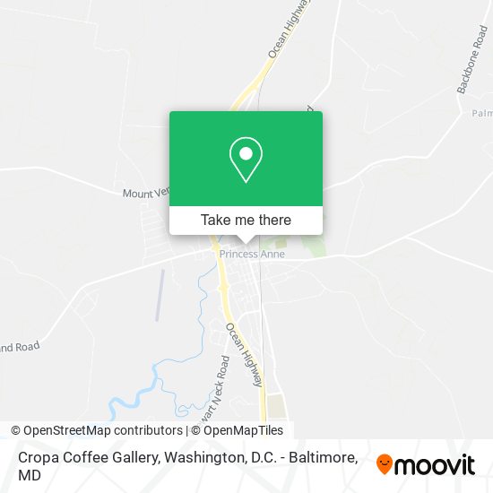 Cropa Coffee Gallery map