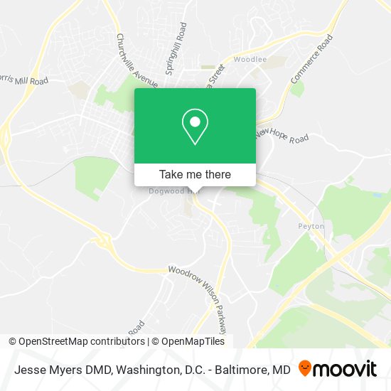 Jesse Myers DMD map